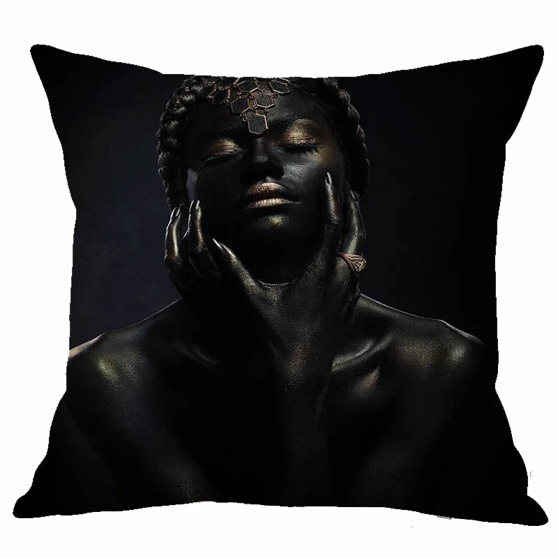 Африканская королева ZENGIA наволочка африканская черная женская льняная
