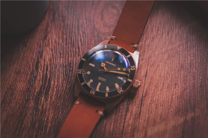 Часы Proxima мужские винтажные из нержавеющей стали автоматические