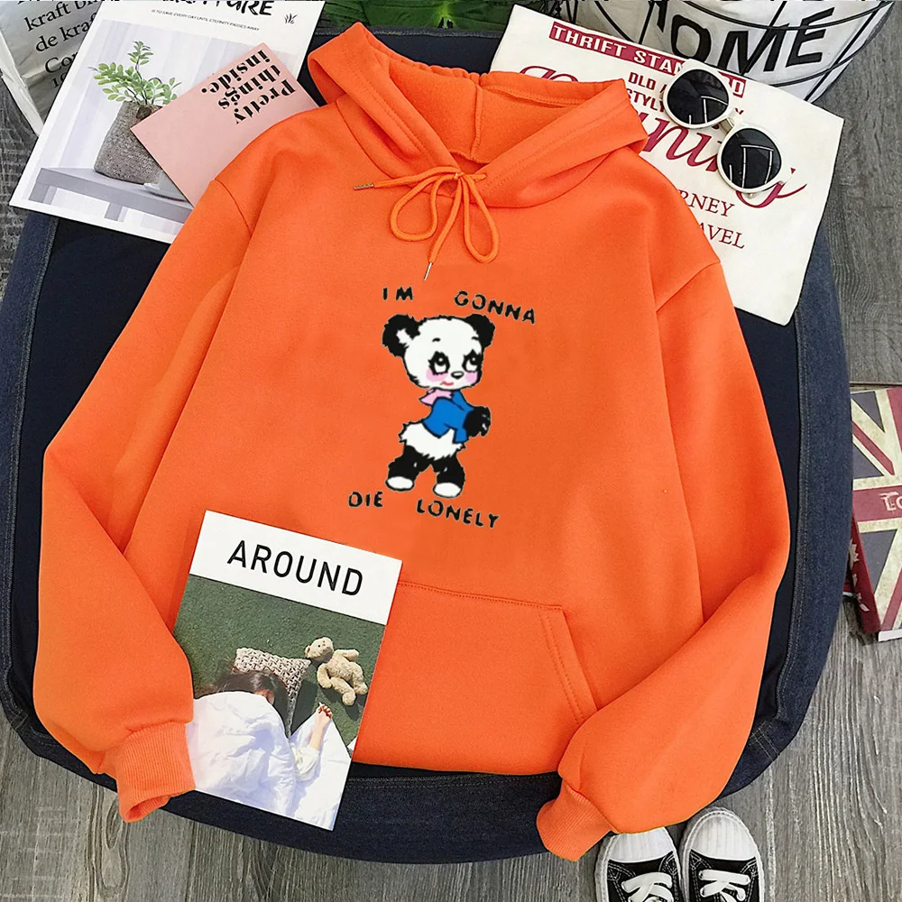 

Vintage Panda Animal Cartoon Sweatshirt Men 2021 Tops Print Plus Size Hoodies Letter Winter Tops Vintage Styles Hoodie