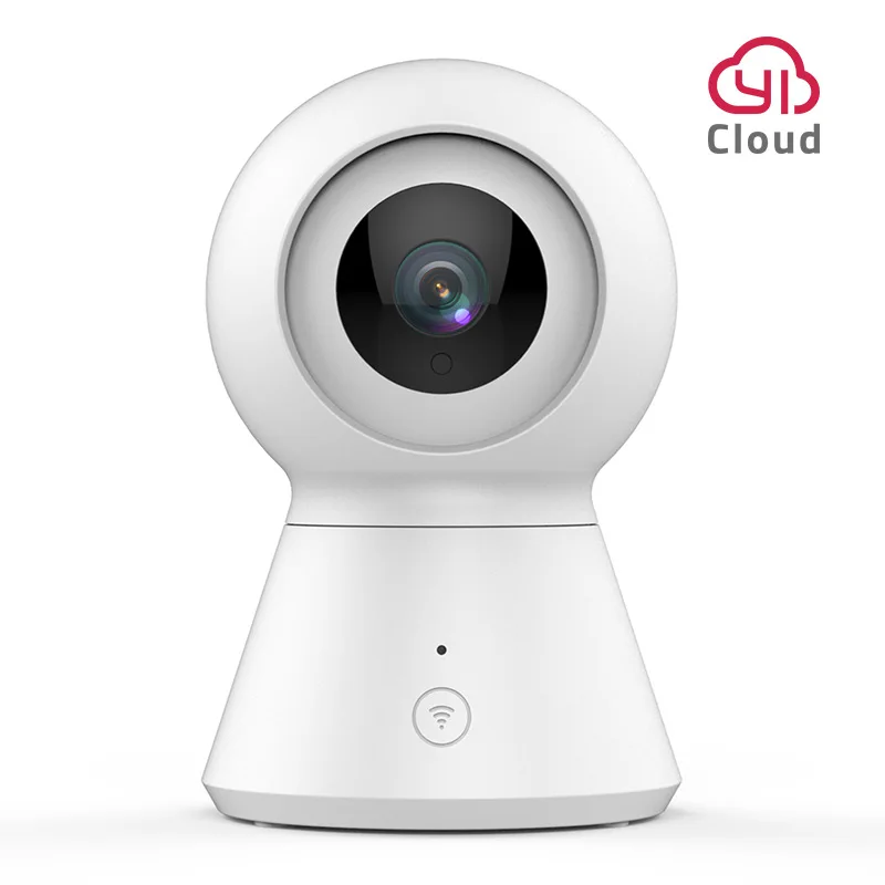 Камера видеонаблюдения YI Dome Camera 1080p | Беспроводное подключение Wi-Fi | Реакция на детский плач | Функция слежения за объектами: поворот, наклон и зуммирование | MicroSD и облачное хранилище YI Cloud