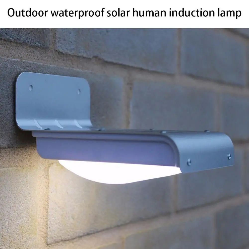 Светильник на солнечной батарее индукция человеческого тела открытый