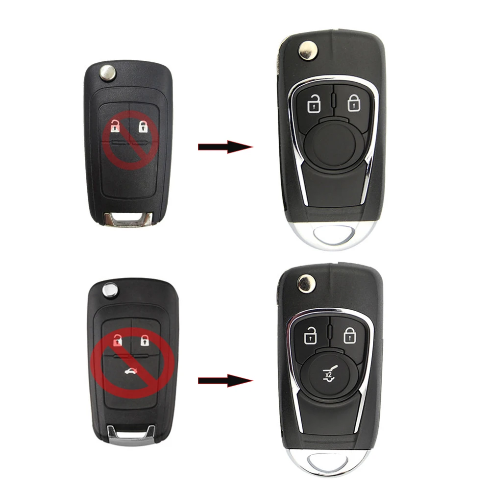 OkeyTech для Vauxhall Opel Astra J Corsa E Insignia Zafira модифицированный дистанционный ключ 433 МГц ID46