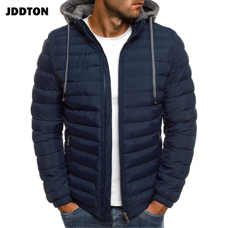 JDDTON мужская хлопковая одежда с капюшоном толстовки куртка ветрозащитная