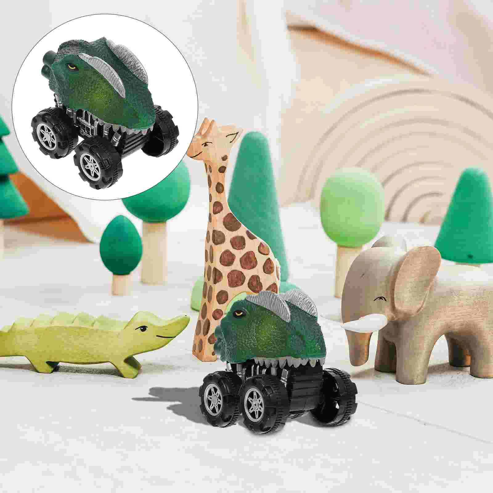 

1pc Friction Car Lifelike Dilophosaurus Inertia Car Vehicle