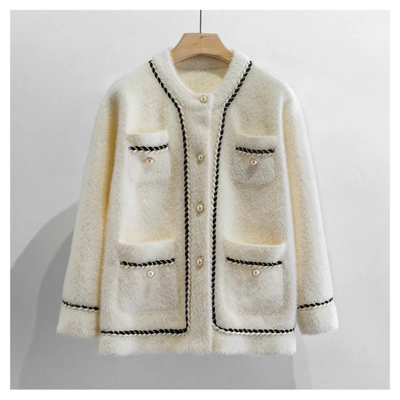 

New imitation mink velvet jacket autumn and winter Korean loose short coat women 2021 women's clothing