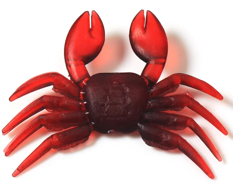 3 шт. искусственные 7,8 г 8 см для рыбалки в виде краба приманки 3D моделирование мягкие крабы рыбы приманки ложка джиг силиконовые снасти Черный Гольян аксессуары