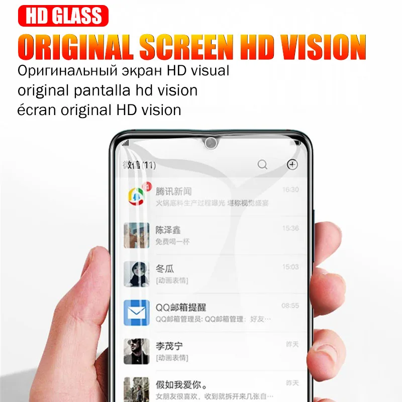 Закаленное стекло для Huawei P30 P20 P10 Lite Защитное P smart 2019 Mate 20 10 Pro пленка HD 3