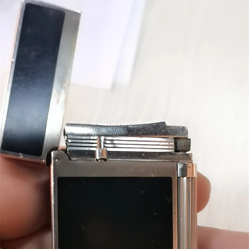 

100% New Metal Flint Slide Cover Replacement Part Fit For Dupont Ligne2/Gatsby Gas Lighter Repair Parts DIY Service Accessory