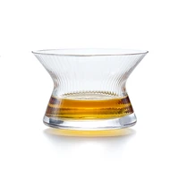 japanese edo kiriko whiskey spin glass neat bowl collection crystal whisky cup cappie xo brandy snifter limited wooden gift box