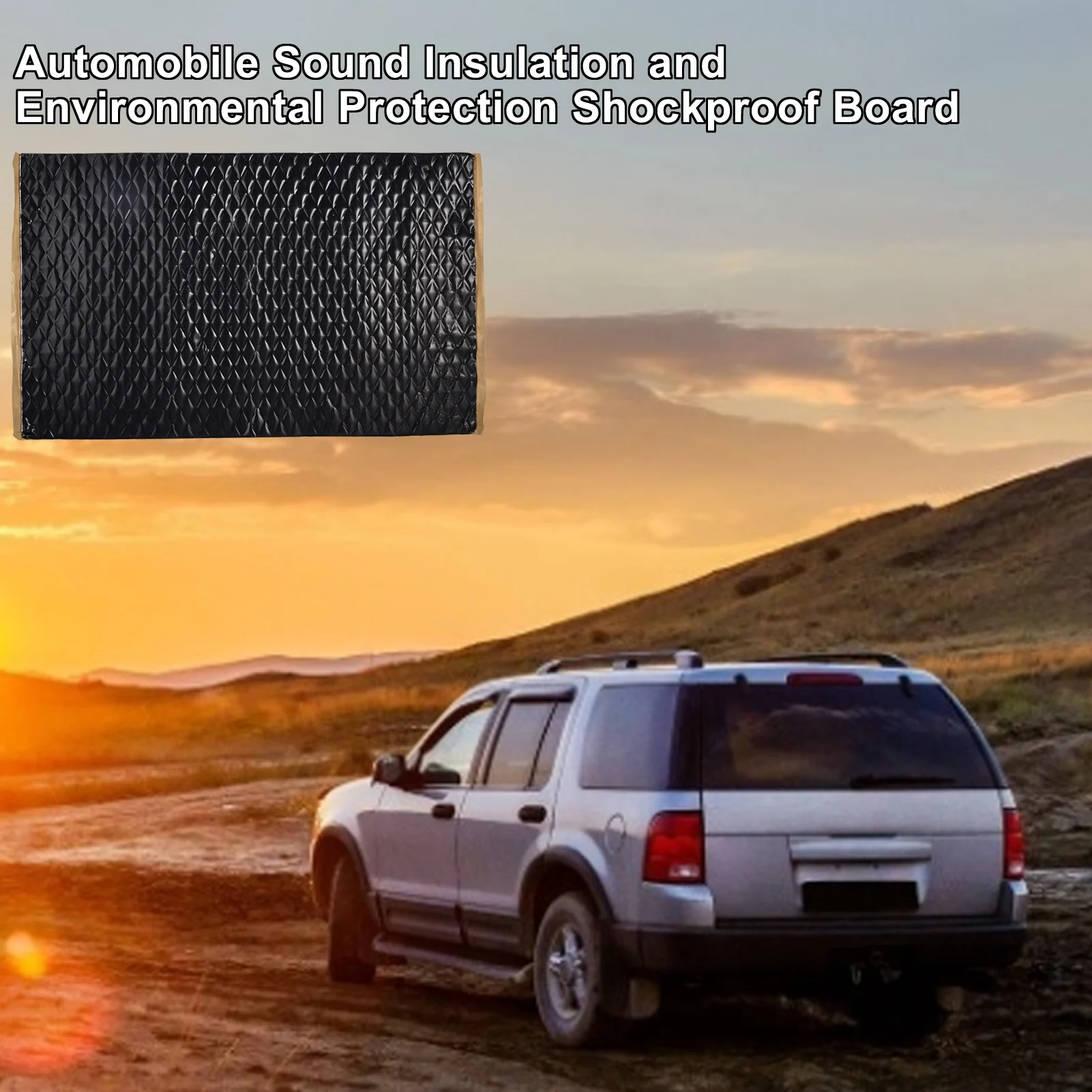 

400*250mm Car Sound Proofing Deadening Car Truck Anti-noise Sound Insulation Cotton Heat Closed Cell Board