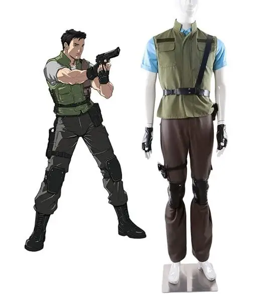 Крис Редфилд Косплей униформа косплей костюм на заказ