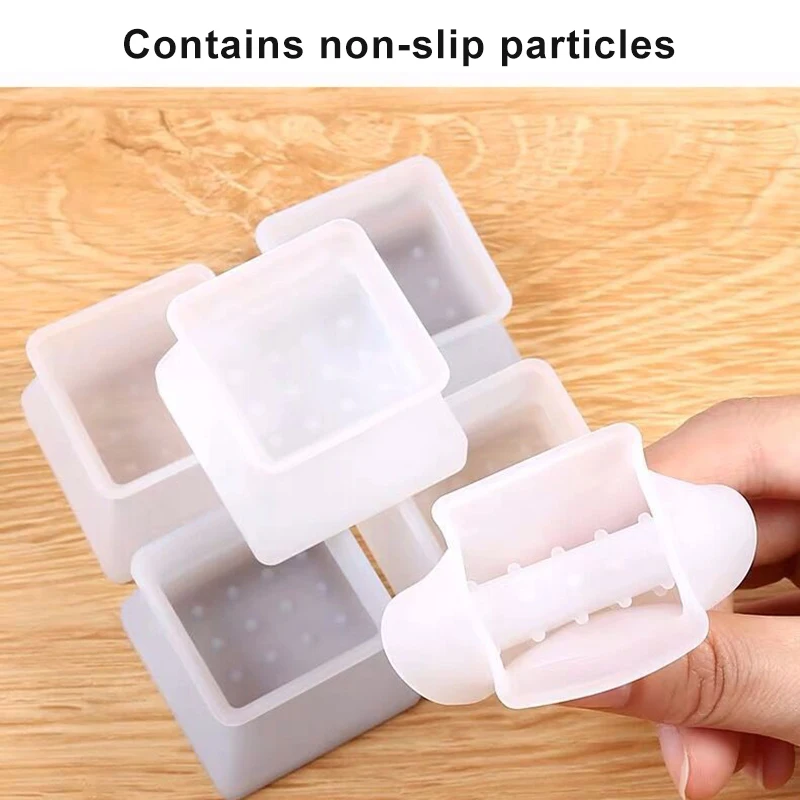 Силиконовая мебель Защита ног покрытие для коврик защита пола квадратный дома