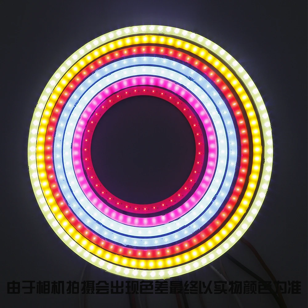 2 шт. LED COB машинные Ангел глаз светодиодные Halo Кольцо лампы светильник SHEELL 60 мм 80