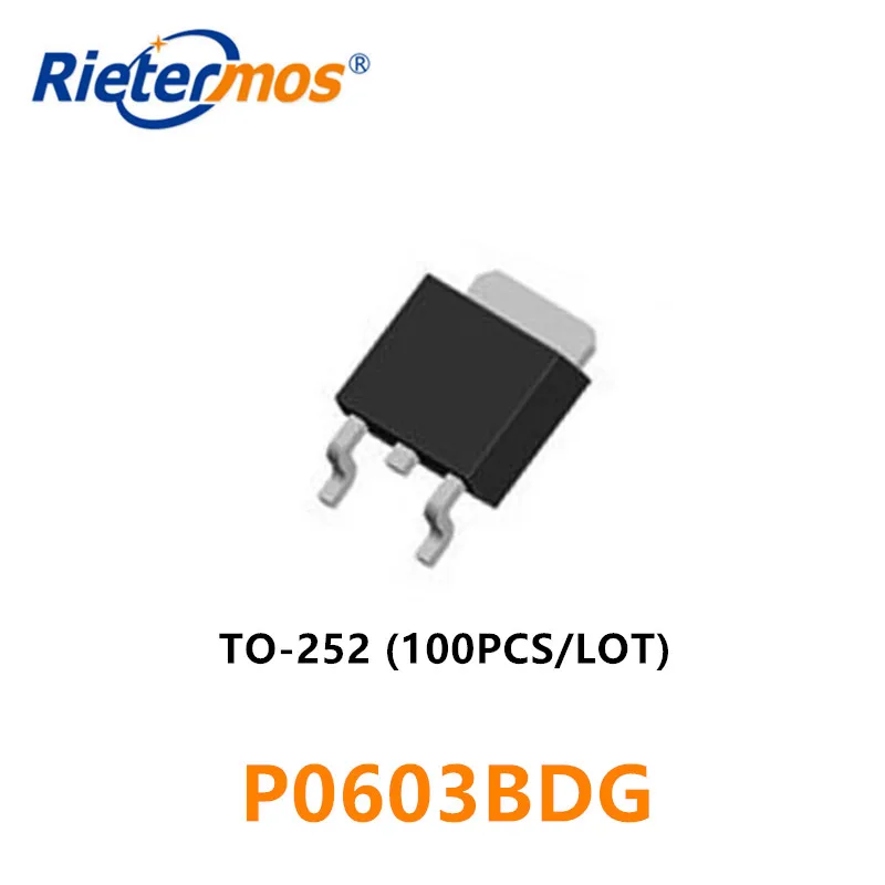 

100PCS N-CHANNEL 30V P0603BDG P0603 0603B 0603 TO252 HIGH QUALITY
