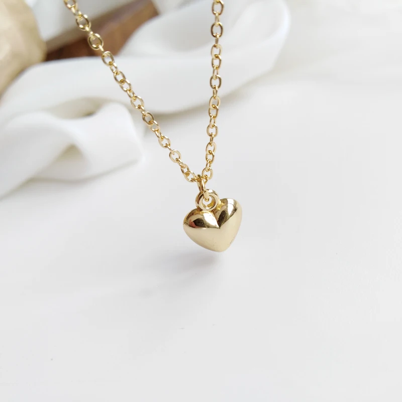 Женское Ожерелье с кулоном в форме сердца цепочка до ключицы жемчугом ювелирное