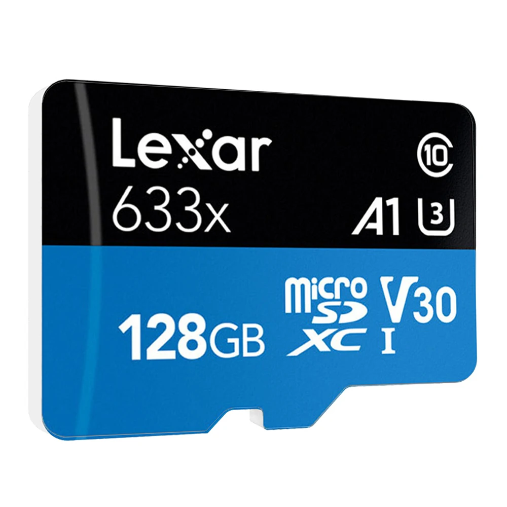 Карта памяти Micro sd Lexar 633X 256 ГБ 128 64 32 95 МБ/с. 512 100 класс 10 UHS 1 U3 флэш память TF карты