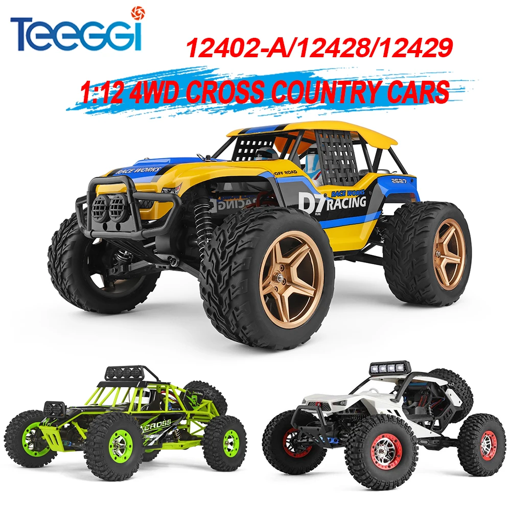 WLtoys 12402a 12428 12429 1:12 4WD Rock Crawler RC автомобиль 50 км/ч высокоскоростной - Цена: 12595.84