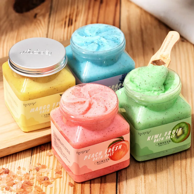

Fruity bath salt foot back full body water moisturizing to dehydrate skin spa himalayan sea salt powder lavander