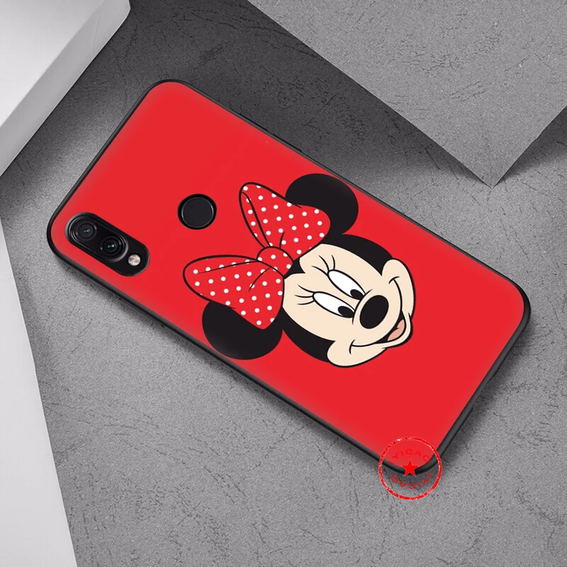 IYICAO Минни Маус мягкий чехол для Xiaomi Redmi Note 8 7 6 5 Pro 5A 4X Мягкий Силиконовый ТПУ |