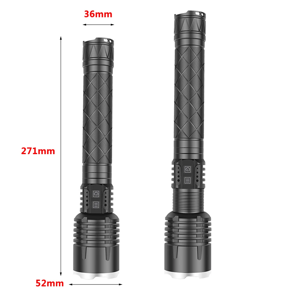 Comprar Linterna Led XHP160 De 16 Núcleos, La Linterna Más Brillante Con Función De Banco De Energía, Recargable Por Usb, Batería 18650 26650 Con Zoom