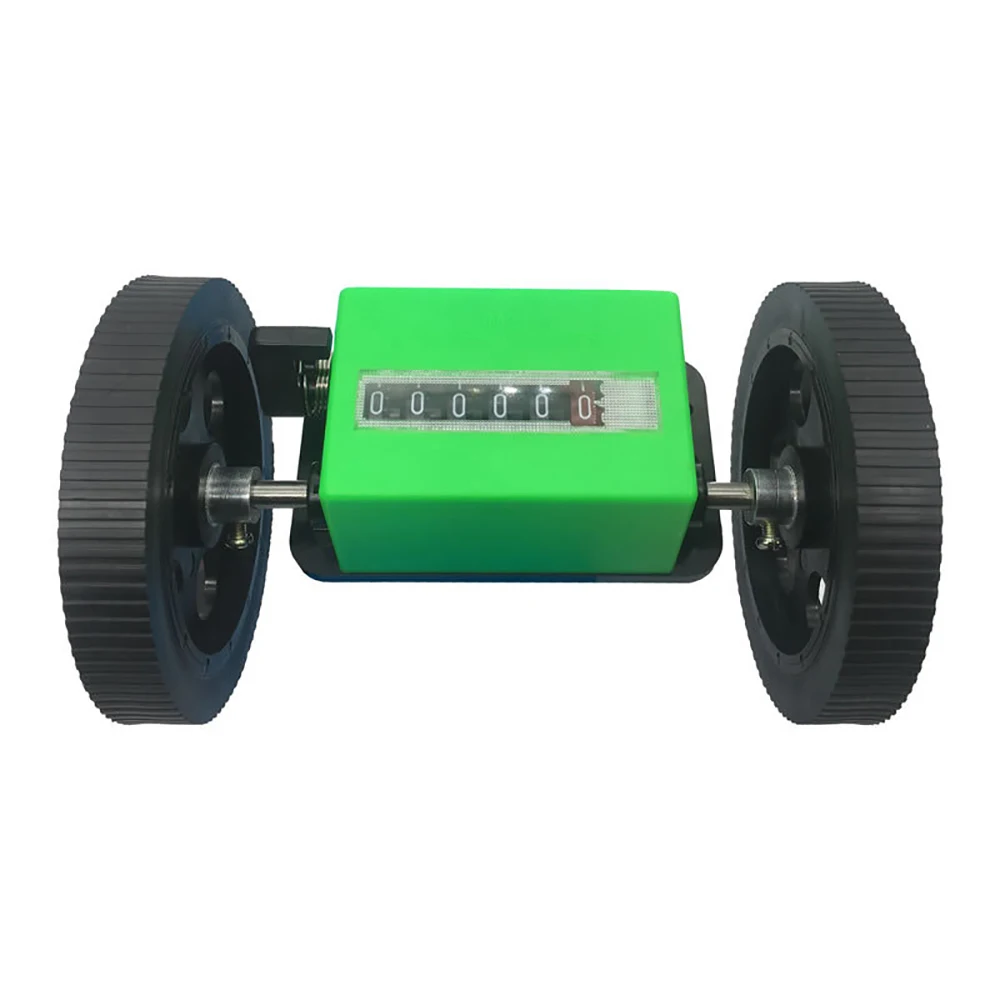 

JM316 360RPM Mechanical Rotation Length Counter Wheel rolling Counter Textile Length Meter Transmission Ratio 1:3 Accuracy 0.01M