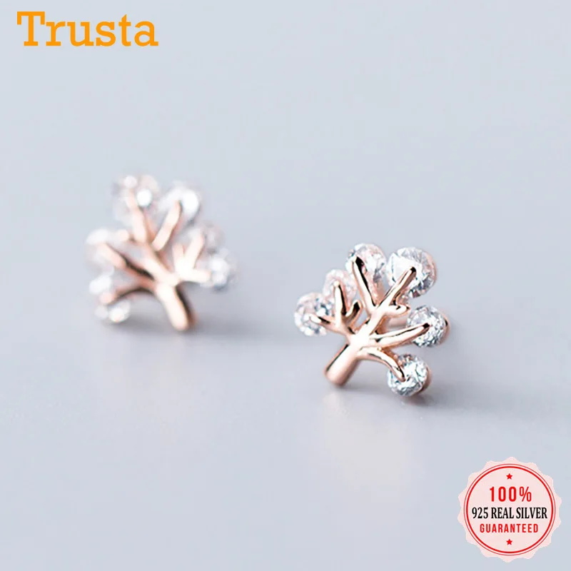 Женские серьги гвоздики из серебра 100% пробы с фианитом|Серьги-гвоздики| |