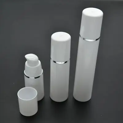 

10pcs x 15ml 30ml 50ml White Empty Vacuum Airless Plastic Lotion Cream Bottles Container Travel Size Cream Container Pump