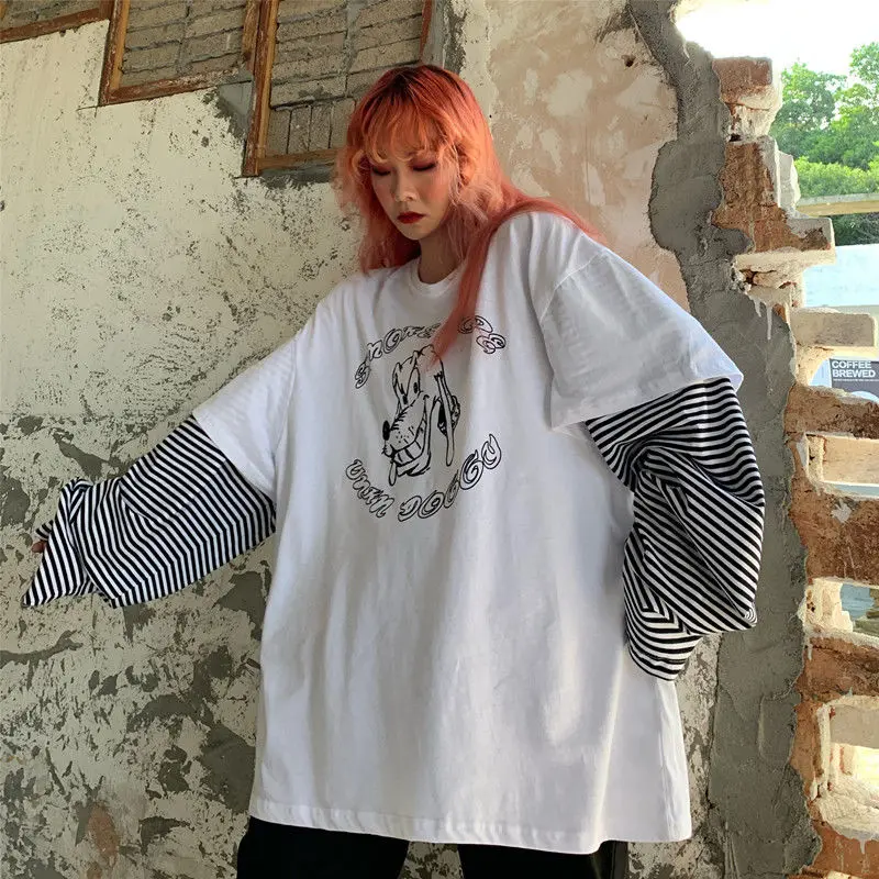 NiceMix Harajuku футболка уличная одежда в стиле хип хоп Осенние футболки Мужская и