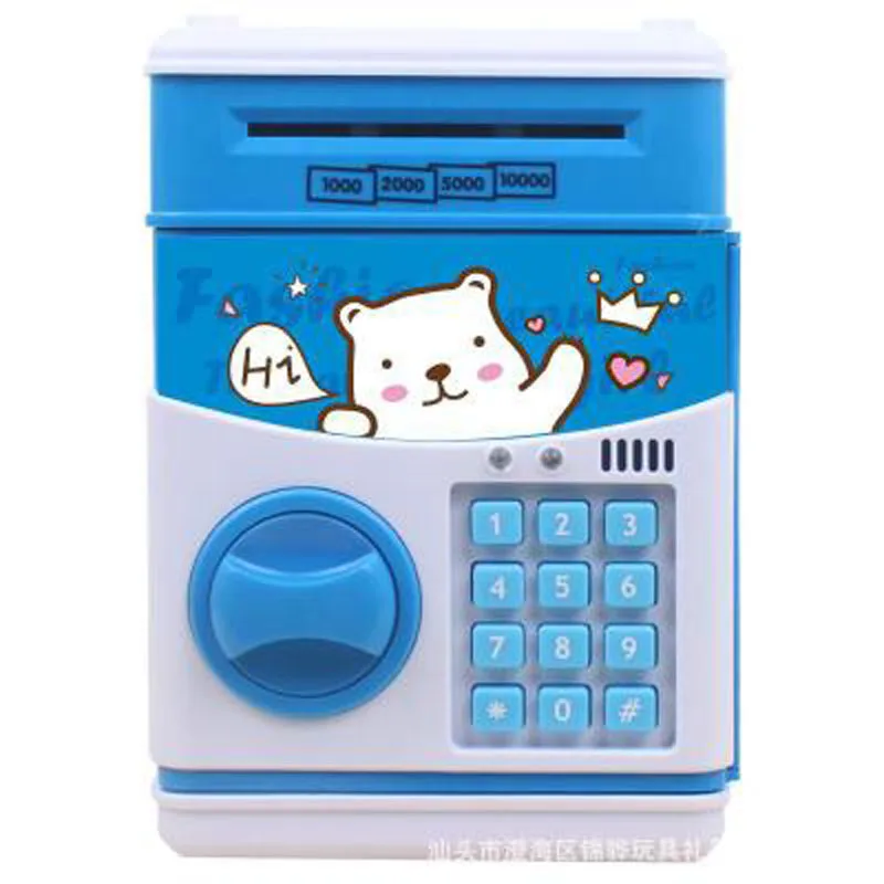 

Children's Financial Toys ,Electronic Cartoon Piggy Bank ATM Bank Savings Box Birthday Gift Pendant code Automatic Coin Machine