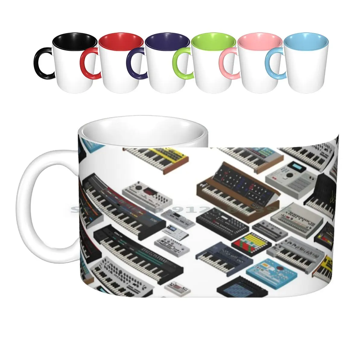 

Synthesizer Musician And Collector Ceramic Mugs Coffee Cups Milk Tea Mug Synthwave Synth Synthesizer Drum Machine Synthesizers