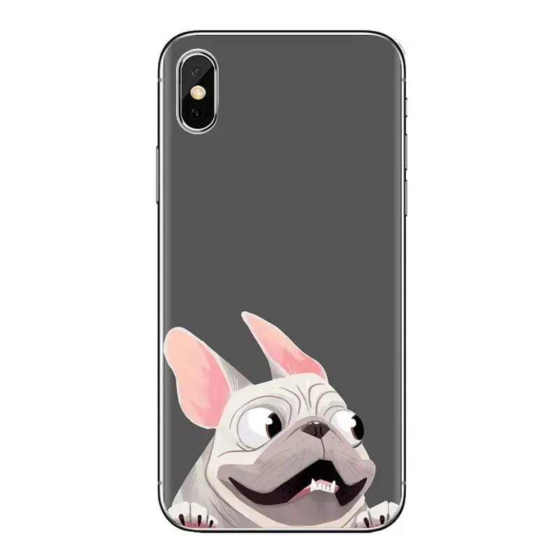 whimsical french bulldog Dogs puppy For Huawei G7 G8 P7 P8 P9 Lite Honor 4C 5X 5C 6X Mate 7 8 9 Y3 Y5 Y6 II 2 Pro 2017 TPU Cases |