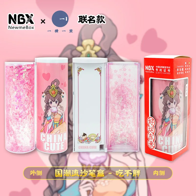 Карандаш с изображением из мультфильма каваи чехол жидким песком высокое