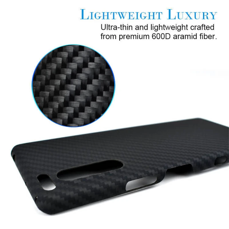 

100% Real Carbon Fiber Phone Case for Sony Xperia5 II Ultra-thin Anti-knock Aramid Fiber shell