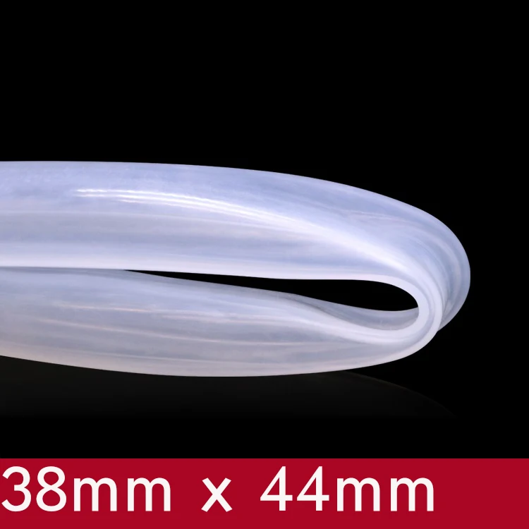 

38x44 Silicone Tubing ID 38mm OD 44mm Food Grade Flexible Drink Tubing Pipe Temperature Resistance Nontoxic Transparent