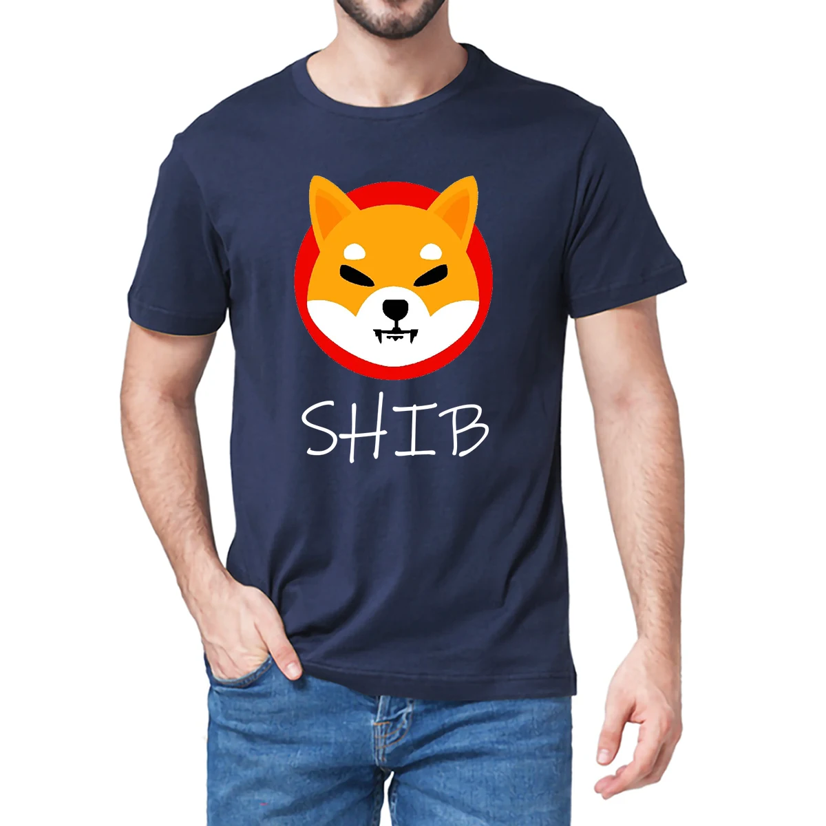 

Забавная футболка SHIB Shiba Inu, для Хэллоуина, унисекс, 100% хлопок, Мужская новинка, футболка оверсайз, Женская Повседневная Уличная одежда в стил...