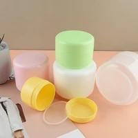 30pcs 10g 20g 30g 50g 100g 150g empty face cream container empty travel pp facial cream jar cosmetic plastic refillable bottle