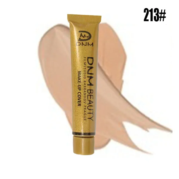 Full Skin Concealer Foundation Cream Face Professional Blemish Cover Dark Spot Tattoo Contour Makeup Liquid Concealer Cosmetic - Цвет: 213