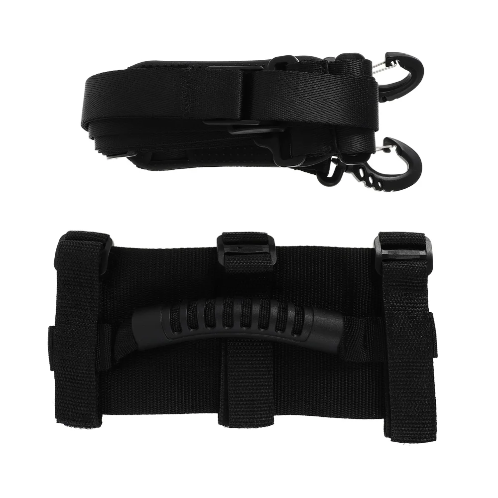 

2Pcs Scooter Shoulder Strap Handle Set Adjustable Scooter Straps (Black)