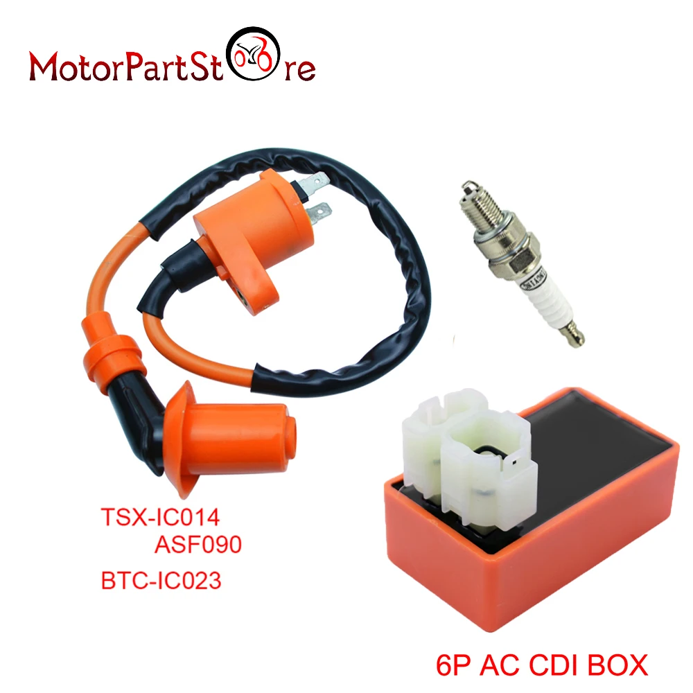 Гоночный CDI + катушка зажигания Свеча для Honda TRX 300 Fourtrax FW 1988 1989 1990 1991 1992 D5|Зажигание
