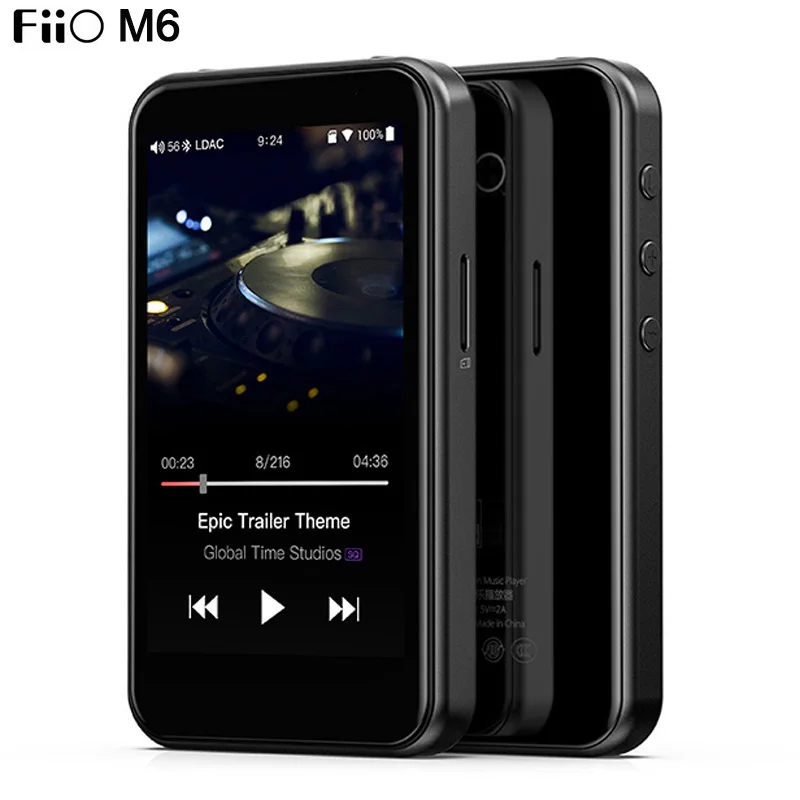 Музыкальный плеер FiiO M6 Hi Res без потерь AK4377 32 бит/384 кГц DSD128 Bluetooth портативный MP3 USB DAC