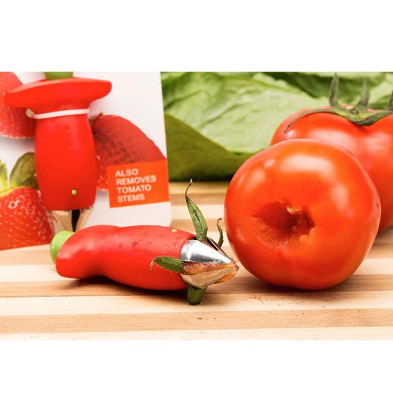 Pineapple Cutter Tomato Fruit Leaf Stem Remover Gadget Tweezer Kitchen Tool Strawberry Shelling Machine Slicer K1010 F | Дом и сад