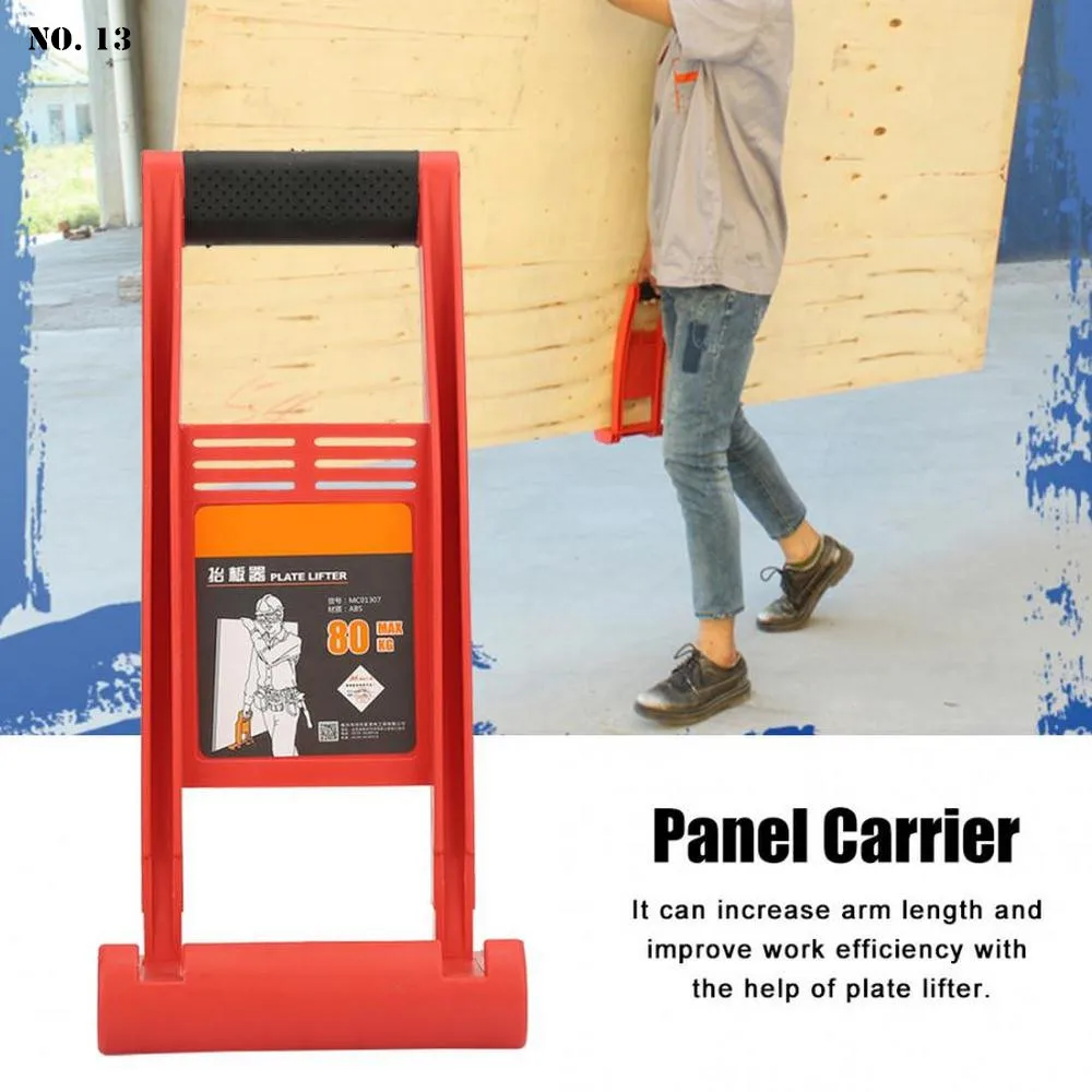 

80KG Load Lifter Giant Panel Board Extractor TPR Handle Tile Plasterboard Marble Carrier Plywood Drywall Wooden Handy Grip Tool