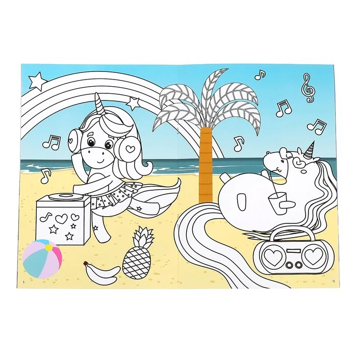 Раскраска многоразовая БУКВА-ЛЕНД Рисуй-стирай. Для девочек набор 2 шт. по 12 стр. |