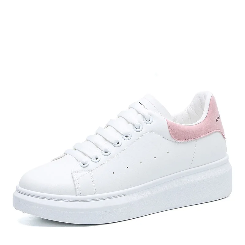 

Spring and summer 2021 new couple small white shoes men's and women's trend versatile thick soled casual shoes student