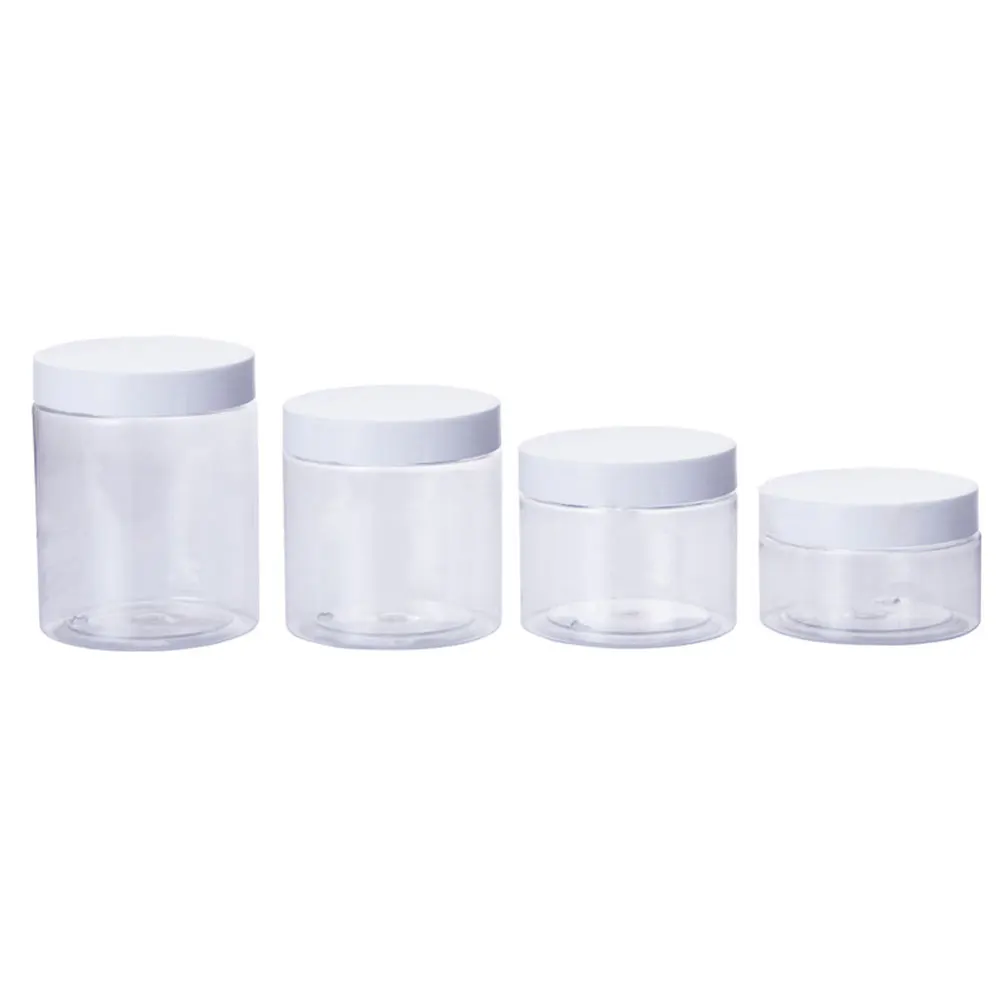 1 шт. 120 мл прозрачная пластиковая банка и крышки пустые косметические контейнеры