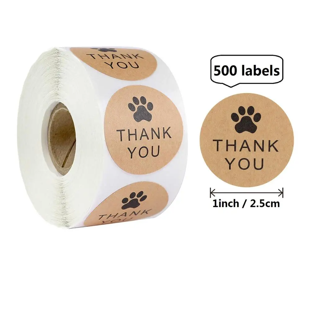 

Наклейка в виде собачьей лапы, 500 см