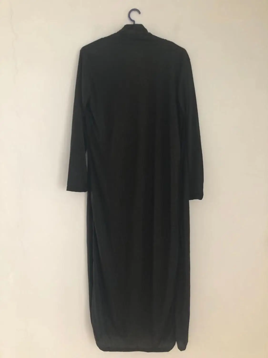 Готическая мужская длинная куртка весенне-осенний тонкий длинный плащ Мужская