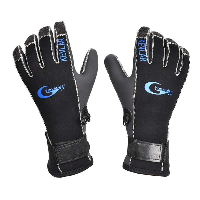 

3MM Neoprene Diving Gloves Kevlar Non-slip Spearfishing Gloves Surfing Warmth Winter Swim Underwater Hunting Snorkeling Gloves