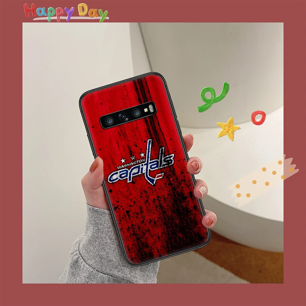 

Ice hockey capitals Alexander Ovechkin Phone Case for Samsung Galaxy Note S 6 7 8 9 10 E 20 Ultra Edge Plus black Coque Tpu