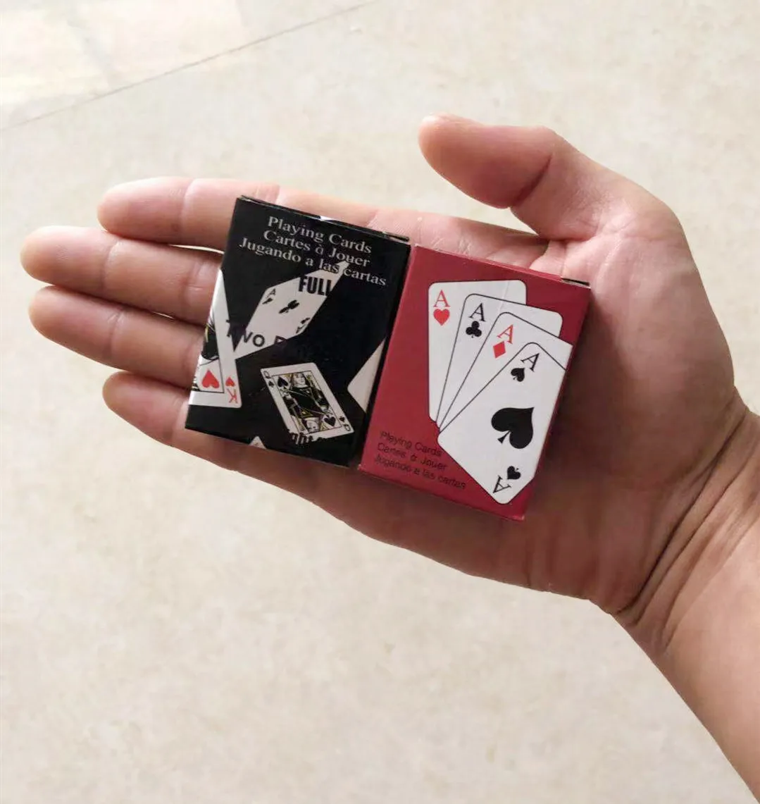

1 шт., детская игра в покерные карты, 5,3x3,8 см